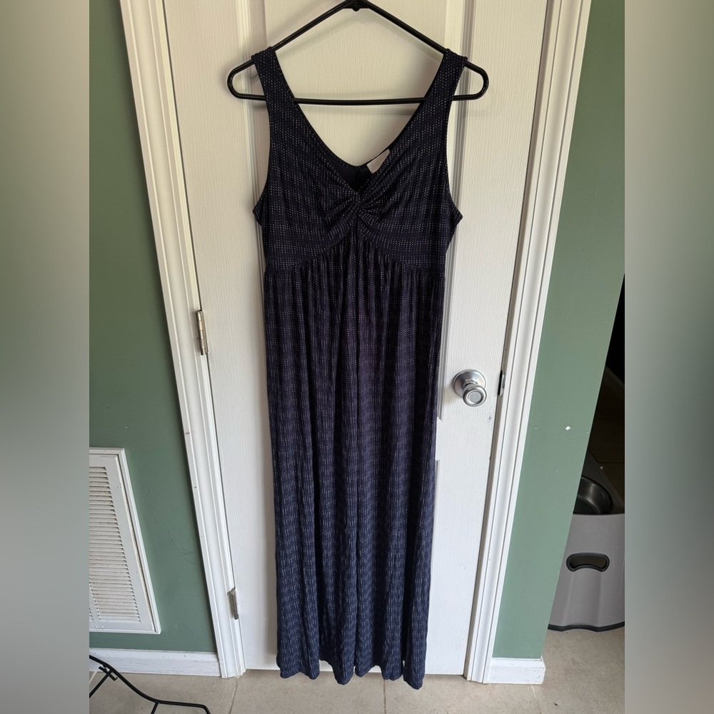 A.glow size medium maternity dress navy blue